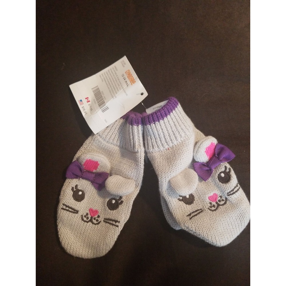 Gymboree mousing around mittens 12 24 nwt